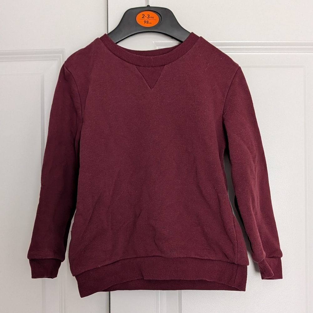 Primark Red Boys Sweatshirt Size 4-5 Years
